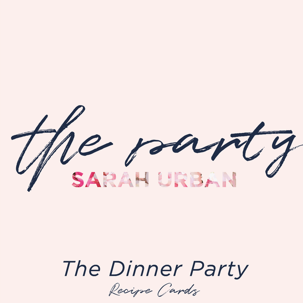 RECIPE CARD SET - THE DINNER PARTY